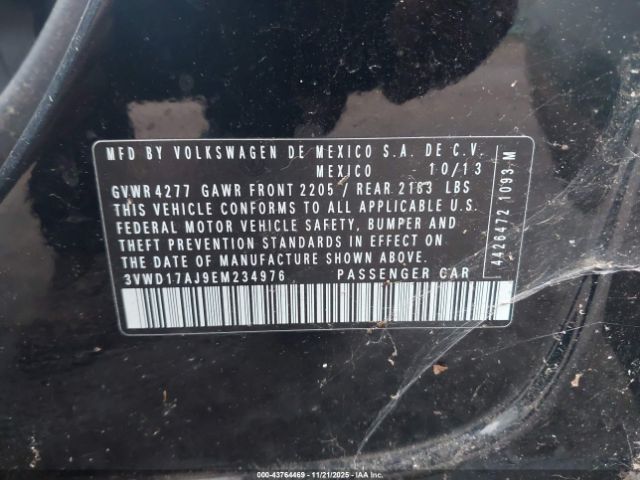 2014 VOLKSWAGEN JETTA 3VWD17AJ9EM234976 Photo 8