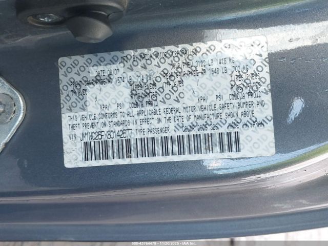 2008 MAZDA MX-5 JM1NC26FX80142677 Photo 8