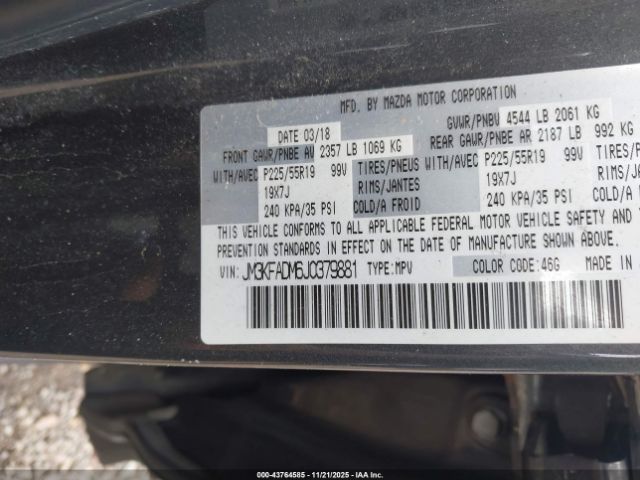 2018 MAZDA CX-5 JM3KFADM6J0379881 Photo 8