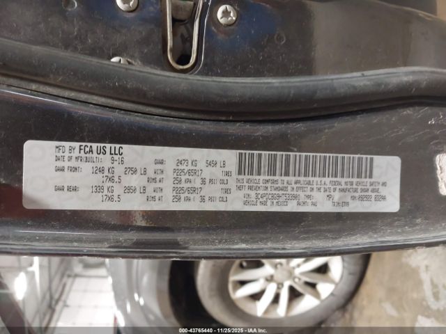 2017 DODGE JOURNEY 3C4PDCBG9HT533901 Photo 8