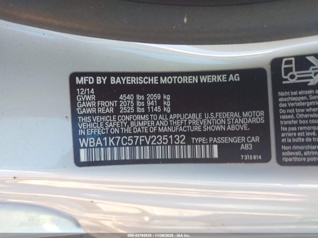 2015 BMW 228I WBA1K7C57FV235132 Photo 8