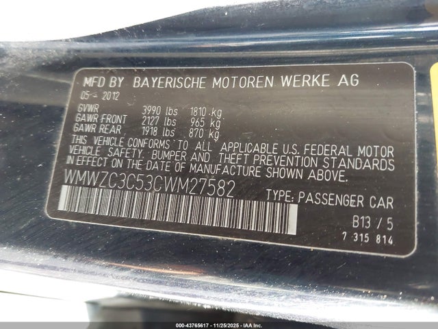 2012 MINI COOPER S COUNTRYMAN WMWZC3C53CWM27582 Photo 8