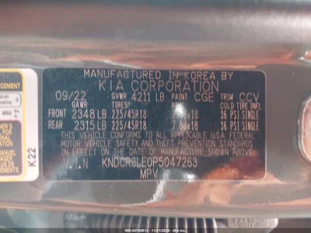 2023 KIA NIRO KNDCR3LE0P5047263 Photo 8