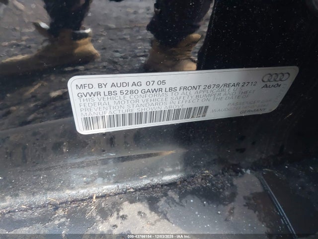 2006 AUDI A6 WAUDG74F16N043484 Photo 8