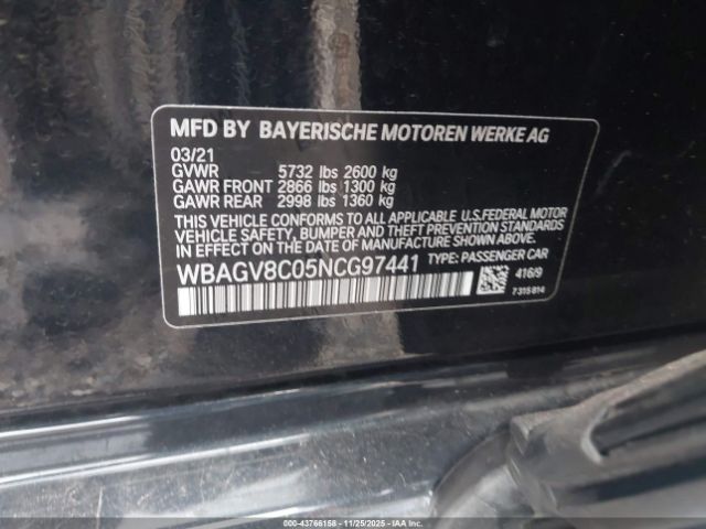 2022 BMW M850I GTAN COUPE WBAGV8C05NCG97441 Photo 8