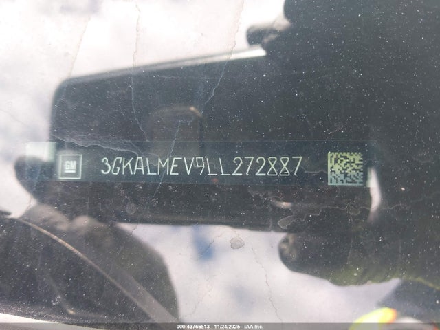 3GKALMEV9LL272887 GMC Terrain Fwd Sle