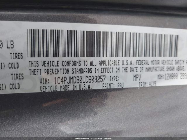 2018 JEEP CHEROKEE 1C4PJMDB0JD609257 Photo 8