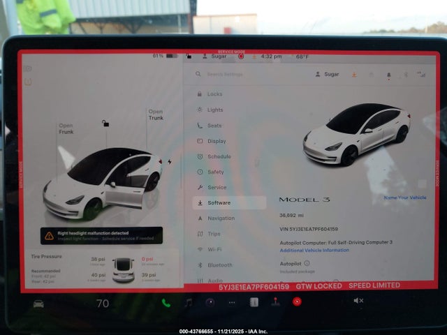 2023 TESLA MODEL 3 5YJ3E1EA7PF604159 Photo 6