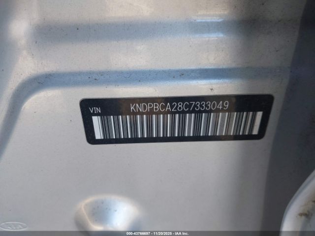 2012 KIA SPORTAGE KNDPBCA28C7333049 Photo 8