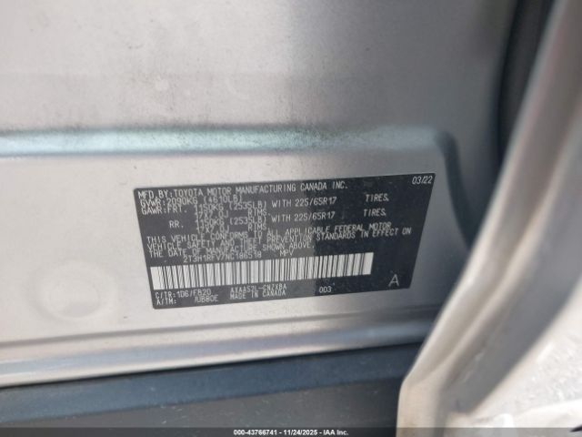 2022 TOYOTA RAV4 2T3H1RFV7NC186518 Photo 8