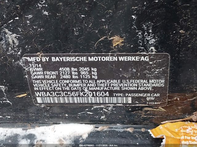 2015 BMW 320I WBA3C3C56FK201604 Photo 8