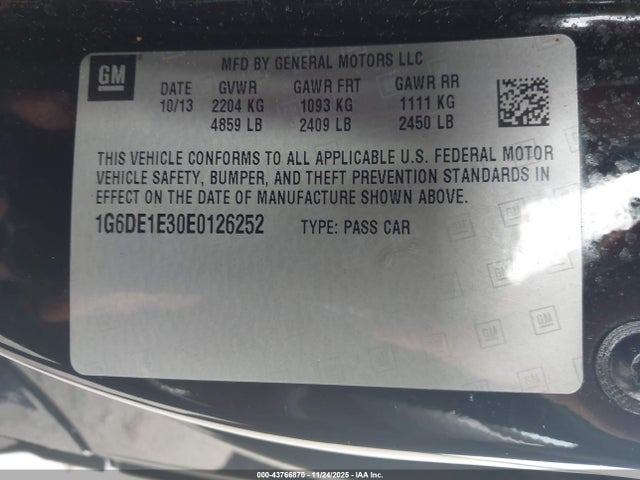 2014 CADILLAC CTS 1G6DE1E30E0126252 Photo 8