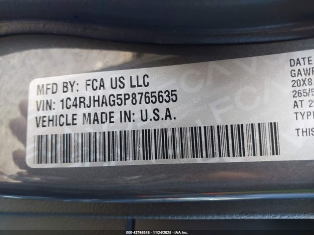 2023 JEEP GRAND CHEROKEE 1C4RJHAG5P8765635 Photo 8