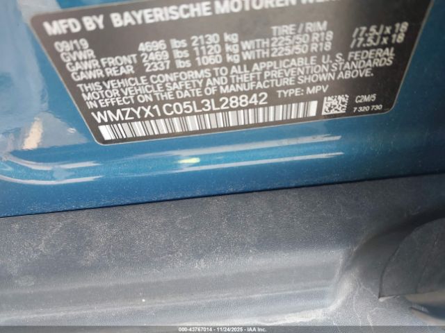 2020 MINI COUNTRYMAN WMZYX1C05L3L28842 Photo 8