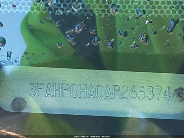 2010 FORD FUSION 3FAHP0HA0AR265374 Photo 8