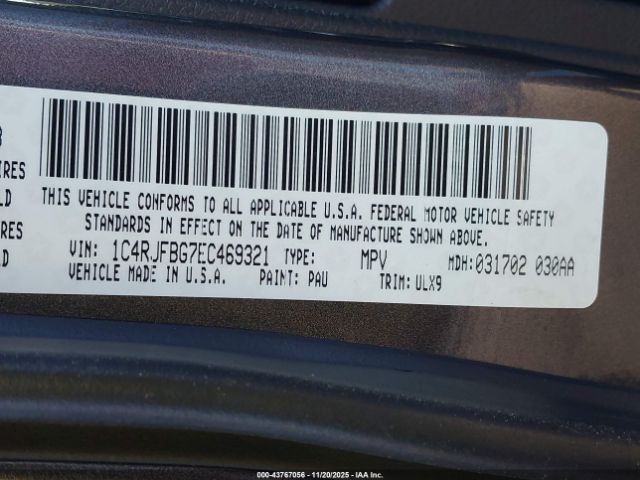 2014 JEEP GRAND CHEROKEE 1C4RJFBG7EC469321 Photo 8