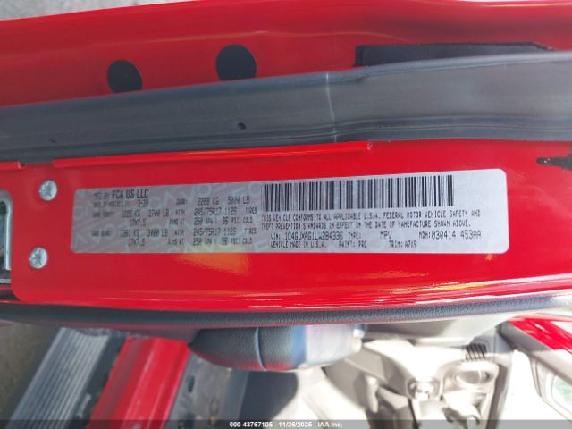 2020 JEEP WRANGLER 1C4GJXAG1LW284336 Photo 8