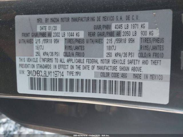 2020 MAZDA CX-30 3MVDMBCL8LM119714 Photo 8