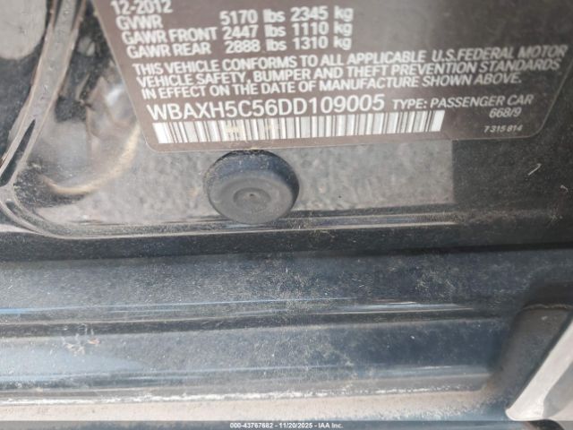 2013 BMW 528I WBAXH5C56DD109005 Photo 8