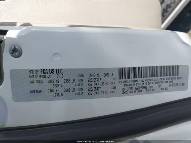 2015 CHRYSLER TOWN & COUNTRY 2C4RC1BG0FR740998 Photo 8