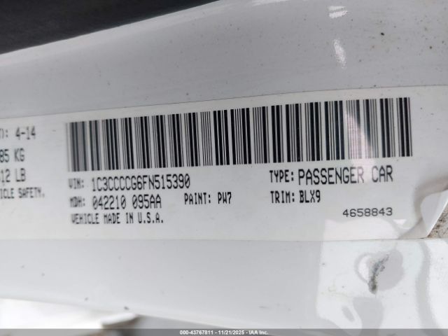 2015 CHRYSLER 200 1C3CCCCG6FN515390 Photo 8