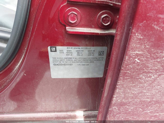 2014 CADILLAC ATS 1G6AC5SX4E0181861 Photo 8