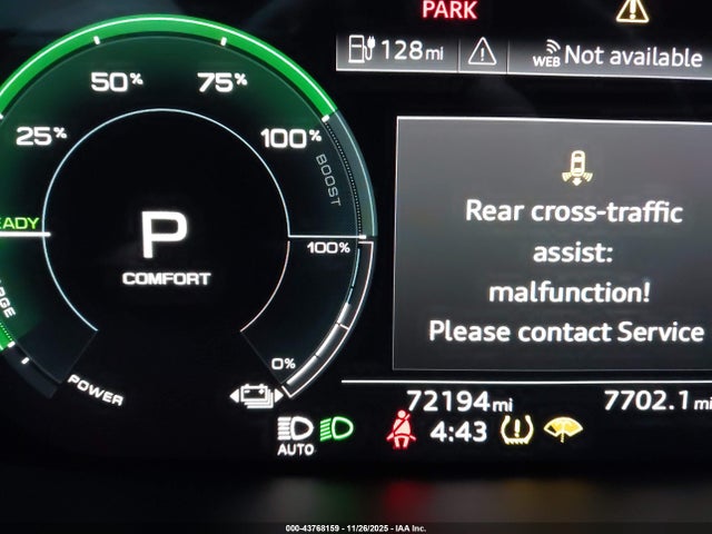 43768159 :رقم المزاد ، WA13AAGE9MB026697 vin ، 2021 Audi E-tron Sportback Prestige Quattro مزاد بيع