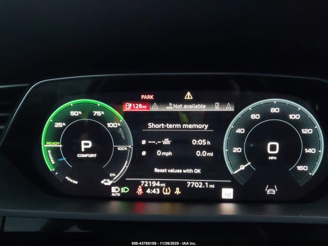 43768159 :رقم المزاد ، WA13AAGE9MB026697 vin ، 2021 Audi E-tron Sportback Prestige Quattro مزاد بيع