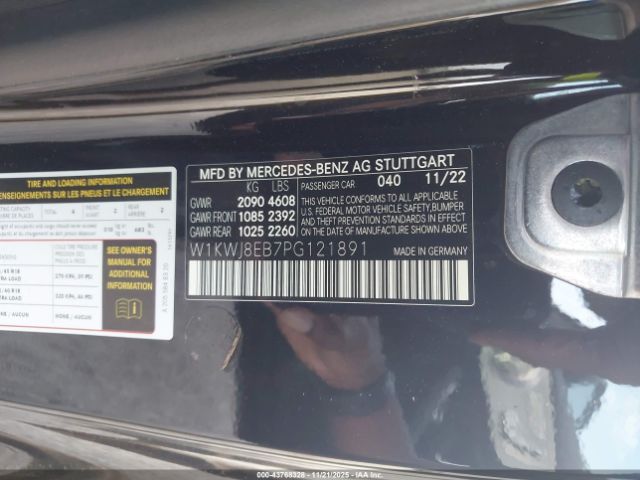 2023 MERCEDES-BENZ C 300 W1KWJ8EB7PG121891 Photo 8