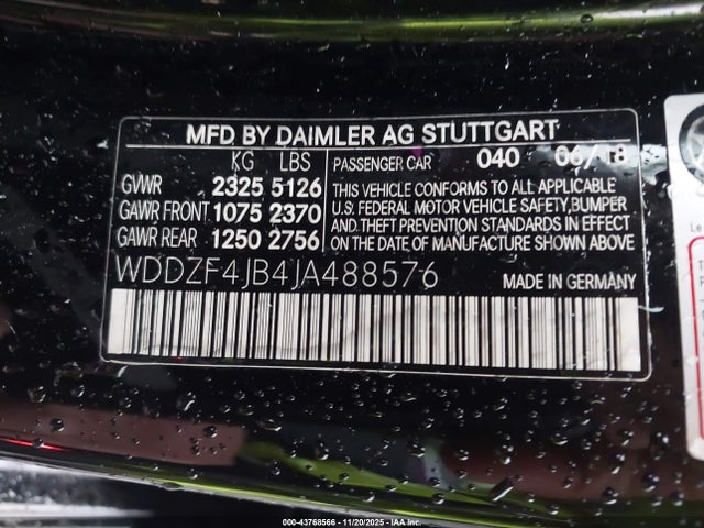 Mercedes-Benz E 300 2018 WDDZF4JB4JA488576 Image 9