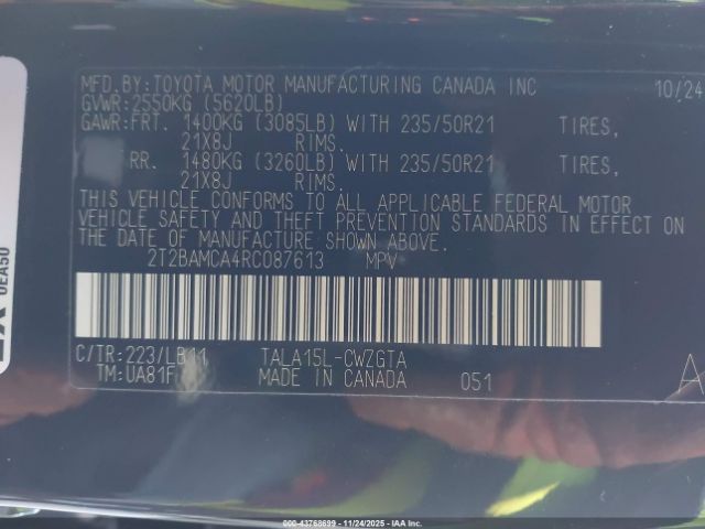 2024 LEXUS RX 350 2T2BAMCA4RC087613 Photo 8