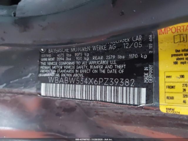 2006 BMW 330CI WBABW534X6PZ39382 Photo 8