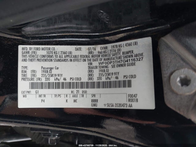 2016 FORD FOCUS RS WF0DP3TH7G4116327 Photo 8