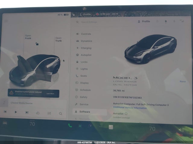 2022 TESLA MODEL 3 5YJ3E1EB7NF332363 Photo 6