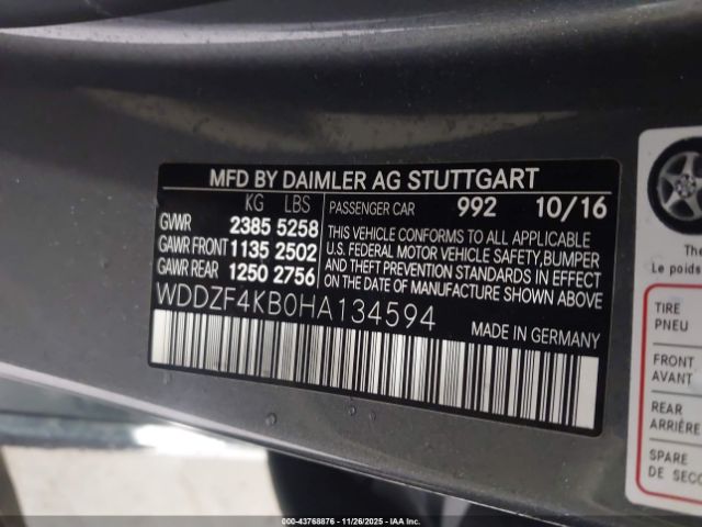 2017 MERCEDES-BENZ E 300 WDDZF4KB0HA134594 Photo 8