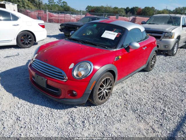 2012 MINI COOPER WMWSX1C51CT163855 Photo 1