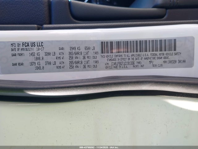 2018 JEEP GRAND CHEROKEE 1C4RJFBG7JC191336 Photo 8