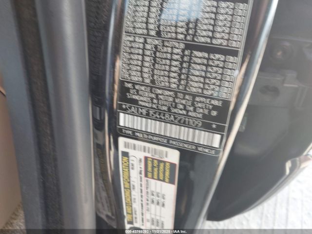 2008 LAND ROVER RANGE ROVER SALMF15448A271109 Photo 8