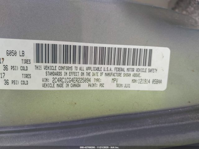 2014 CHRYSLER TOWN & COUNTRY 2C4RC1CG4ER225094 Photo 8