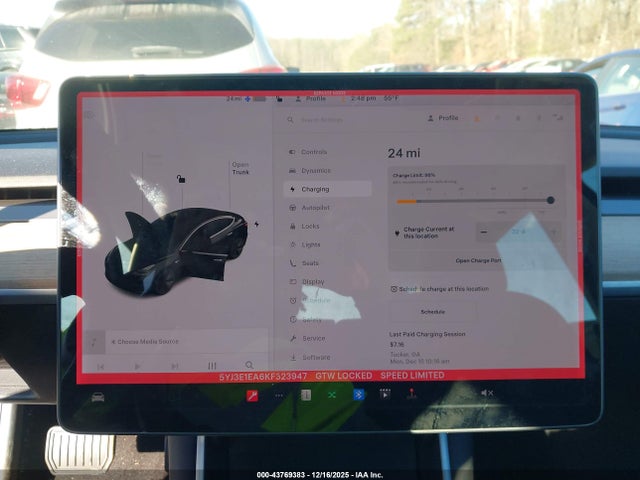 Tesla Model 3 Long Range/mid Range/standard Range/standard Range Plus 2019 5YJ3E1EA6KF323947 Image 17