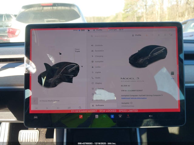 2019 TESLA MODEL 3 5YJ3E1EA6KF323947 Photo 6