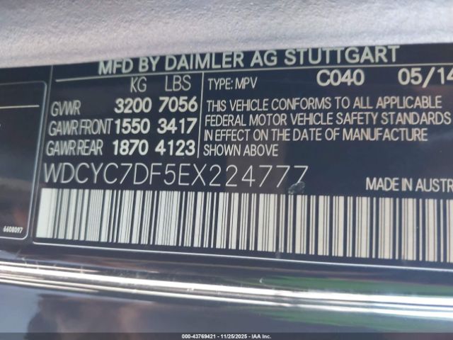 2014 MERCEDES-BENZ G 63 AMG WDCYC7DF5EX224777 Photo 8