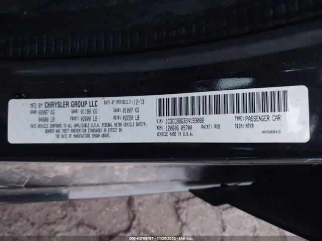 2014 CHRYSLER 200 1C3CCBBG3EN193088 Photo 8