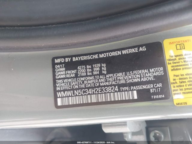 2017 MINI CLUBMAN WMWLN5C34H2E33824 Photo 8