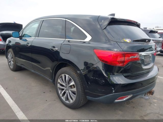 2014 ACURA MDX 5FRYD4H48EB003452 Photo 2