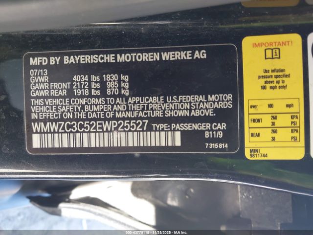 2014 MINI COUNTRYMAN WMWZC3C52EWP25527 Photo 8