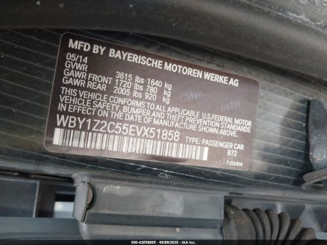 2014 BMW I3 WBY1Z2C55EVX51858 Photo 8