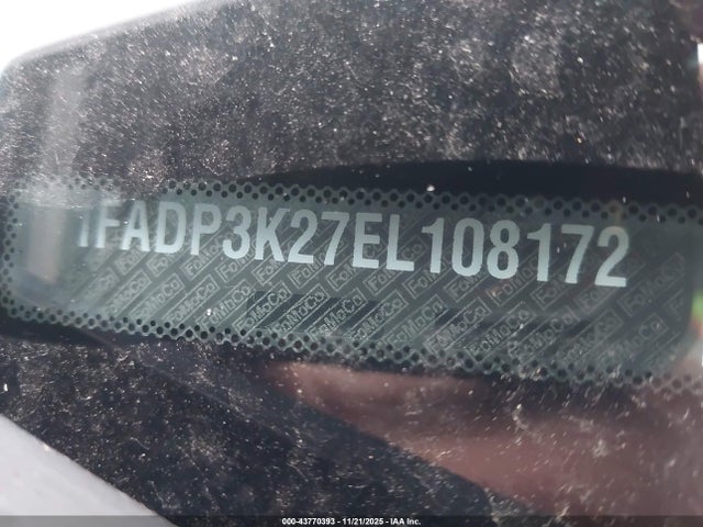 1FADP3K27EL108172 Ford FOCUS SE
