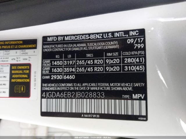 2018 MERCEDES-BENZ AMG GLE 43 4JGDA6EB2JB028833 Photo 8