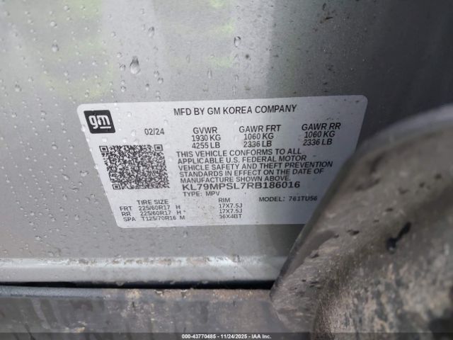 2024 CHEVROLET TRAILBLAZER KL79MPSL7RB186016 Photo 8